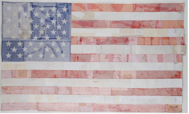 "Fading", 99 x 55 inch, 2017, von Kathleen Loomis (USA)