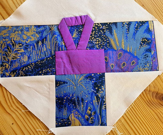 Kurs-Nr. 05-15-07: Origami die Kunst des Papierfaltens mit Stoff - Kimono 2-teilig