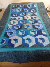 Tumbling Block Quilt