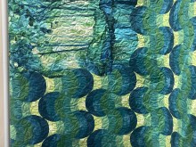 einer meiner letzten Quilts (wieder mal in Seitenlage)