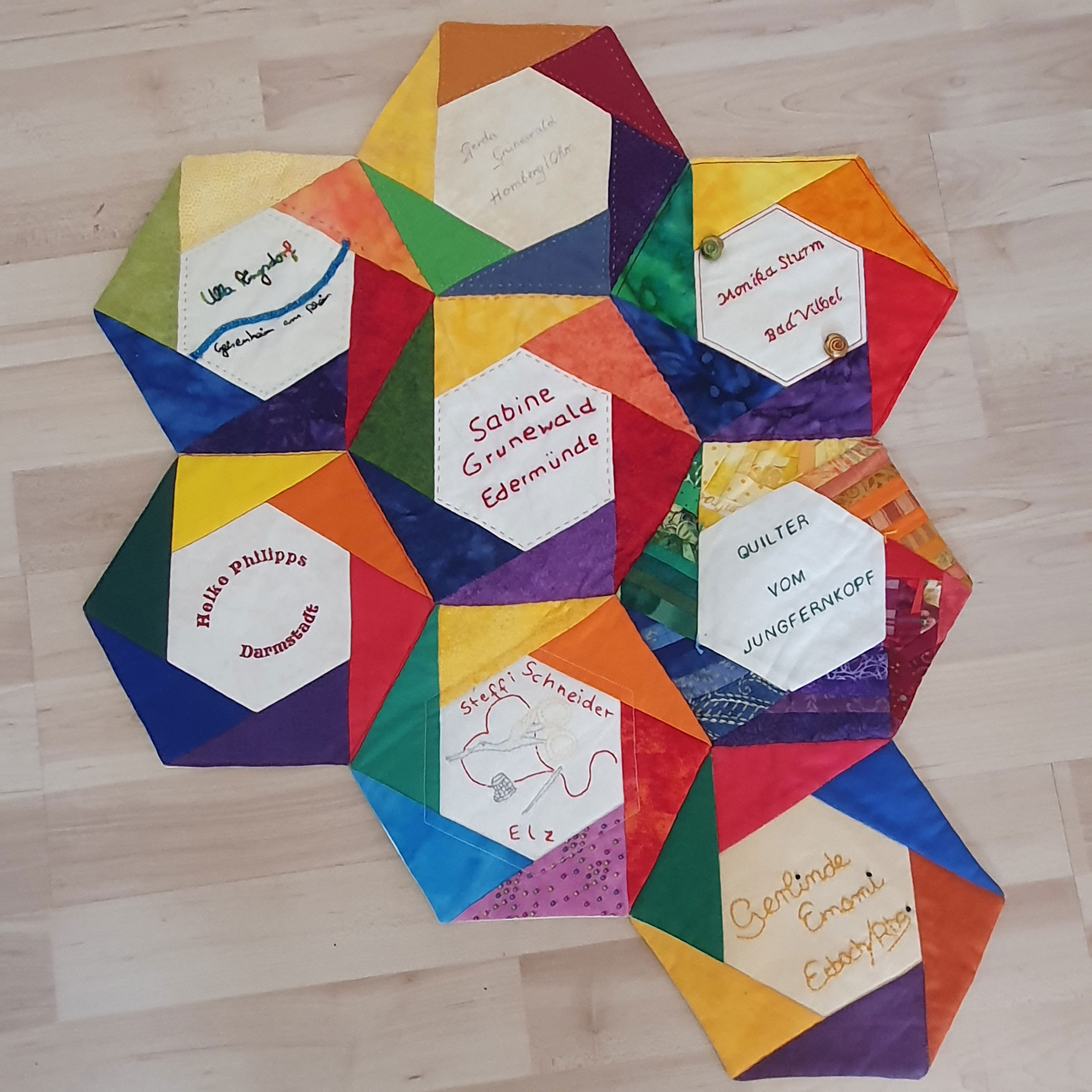 Regionalquilt Hessen - Ulla Ringsdorf und die Quilter vom Jungfernkopf