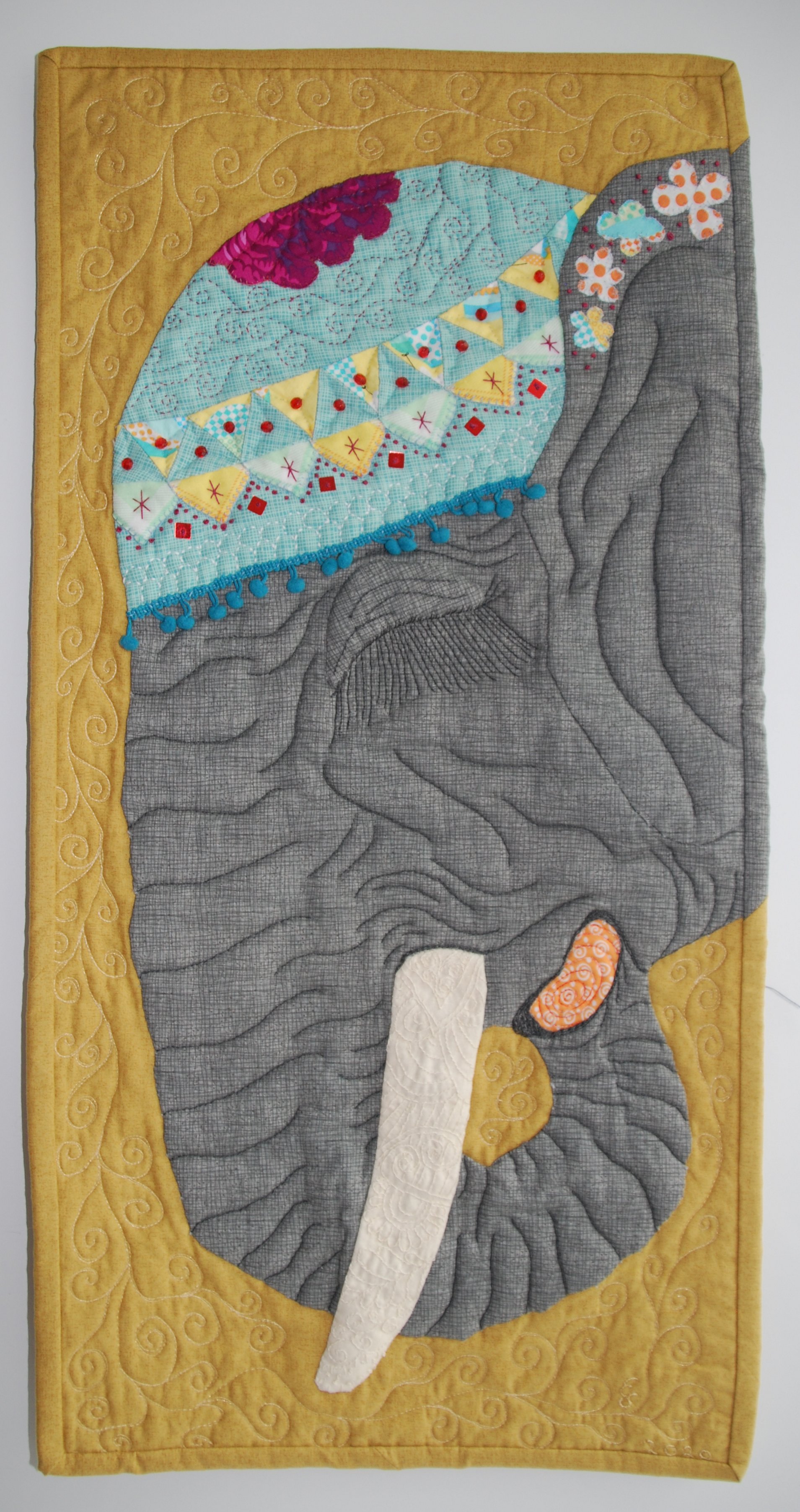 Elke Sinoradzki: Wrinkled indian elephant