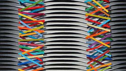 Monika Flake, „Blickstick“, 152 x 99 cm