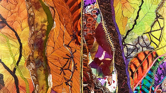 Ursula Mehler, „Herbst“, 137 x 40 cm