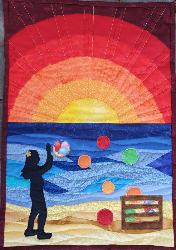 1. Platz - Pauline Neumann (11), „Beach - Balls - Fun“