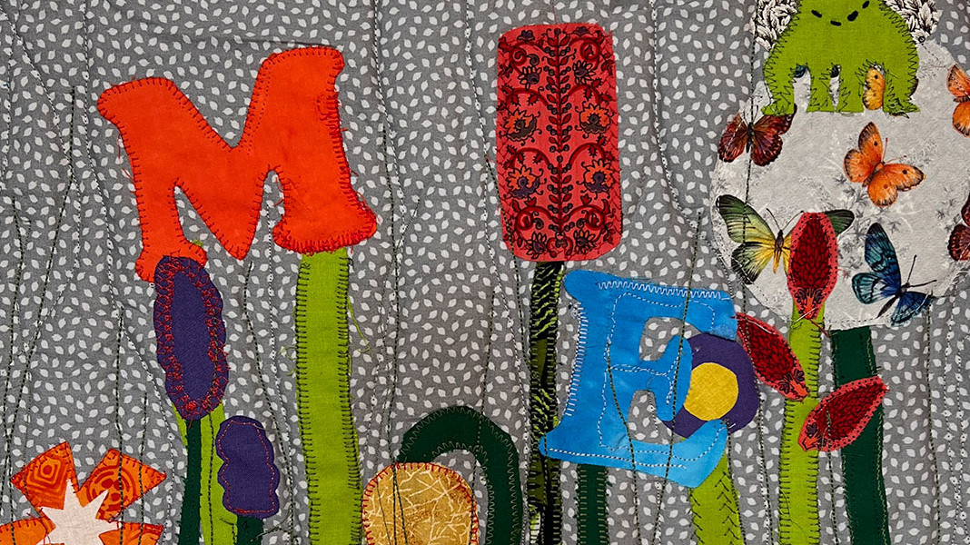 "Blumen in der grauen Welt – meine Fantasie" von  Miriam Ejem (10 J.) Detail