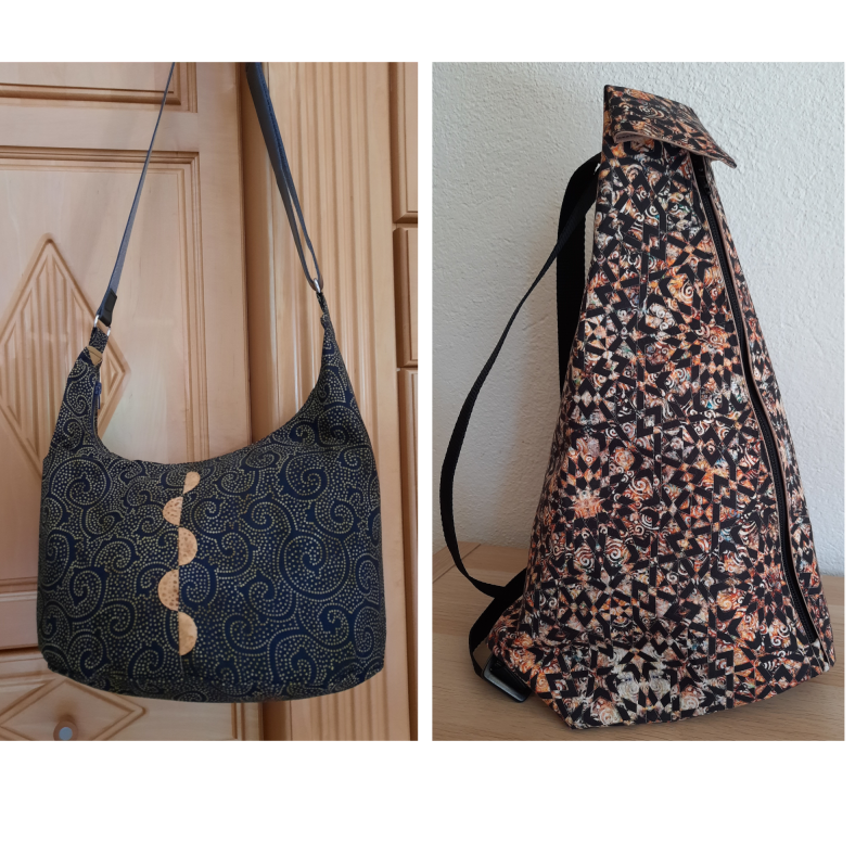 Eintagstasche und Schnabelrucksack
