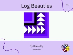 Log Beauties - Fly Geese Fly
