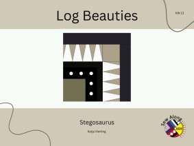 Log Beauties - Stegosaurus