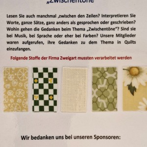 Ausschreibung "Zwischentöne"