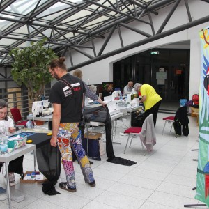 Florian Janich - Bannerinnung - Blick in Ausstellung und Kurs