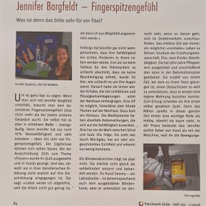Artikel Mitgliederzeitschrift Patchwork Gilde