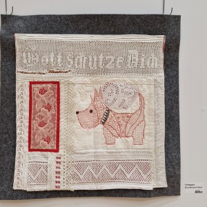 Blick in die Ausstellung - Lippetal Quilter - Weiße Schätze & Farbklecks