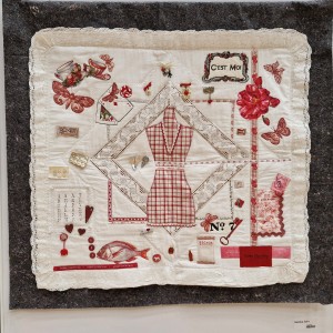 Blick in die Ausstellung - Lippetal Quilter - Weiße Schätze & Farbklecks