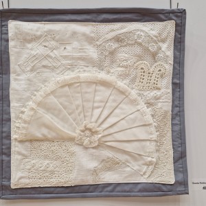 Blick in die Ausstellung - Lippetal Quilter - Weiße Schätze & Farbklecks