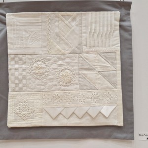 Blick in die Ausstellung - Lippetal Quilter - Weiße Schätze & Farbklecks