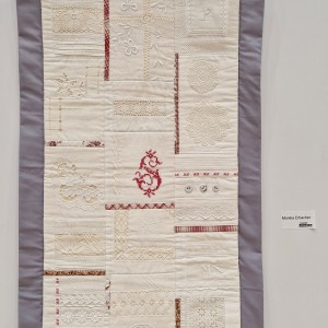 Blick in die Ausstellung - Lippetal Quilter - Weiße Schätze & Farbklecks