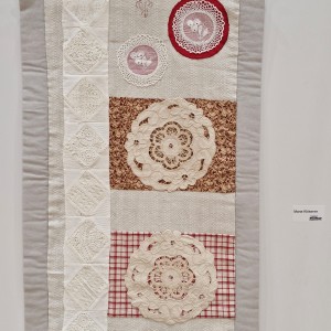 Blick in die Ausstellung - Lippetal Quilter - Weiße Schätze & Farbklecks