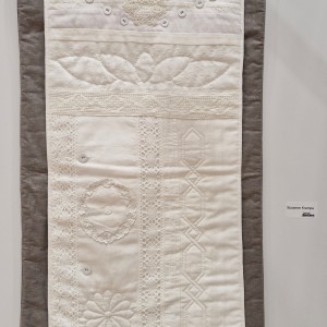Blick in die Ausstellung - Lippetal Quilter - Weiße Schätze & Farbklecks