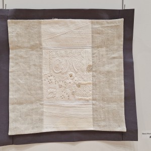 Blick in die Ausstellung - Lippetal Quilter - Weiße Schätze & Farbklecks