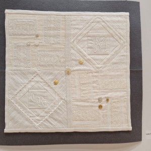 Blick in die Ausstellung - Lippetal Quilter - Weiße Schätze & Farbklecks