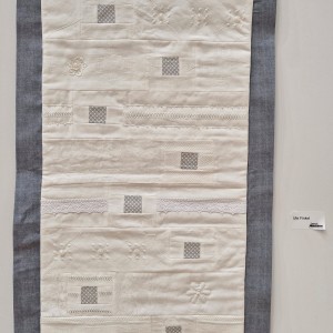 Blick in die Ausstellung - Lippetal Quilter - Weiße Schätze & Farbklecks
