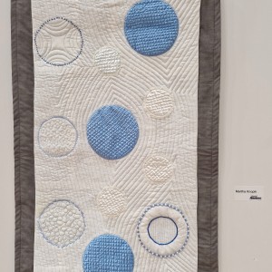 Blick in die Ausstellung - Lippetal Quilter - Weiße Schätze & Farbklecks