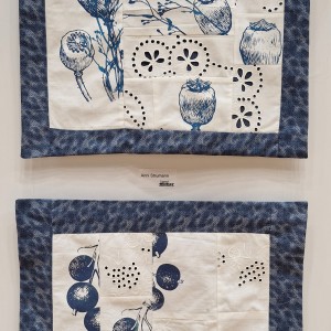 Blick in die Ausstellung - Lippetal Quilter - Weiße Schätze & Farbklecks