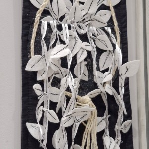 Blick in die Ausstellung - QuilThuer - ...einfach nur schwarz-weiss