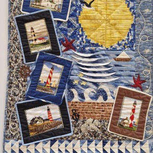 Blick in die Ausstellung - Silke Junker - Kreatives Patchwork