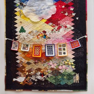 Blick in die Ausstellung - Silke Junker - Kreatives Patchwork
