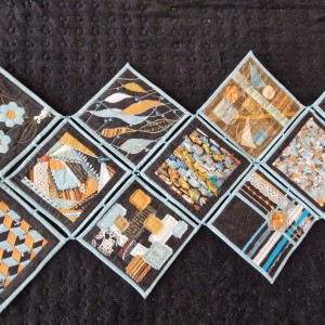 Blick in die Ausstellung - Silke Junker - Kreatives Patchwork