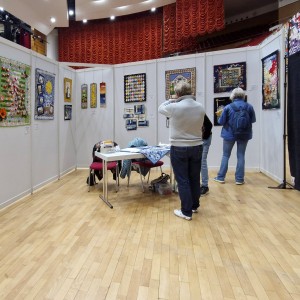 Blick in die Ausstellung - Silke Junker - Kreatives Patchwork