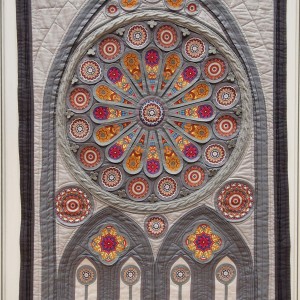 Blick in die Ausstellung - Stofftrio - Zeitgeister