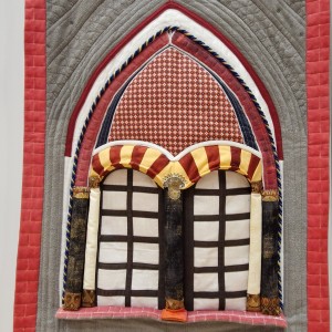 Blick in die Ausstellung - Stofftrio - Zeitgeister