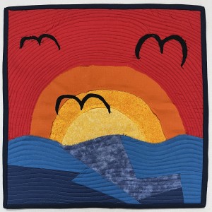 "Dreien im Sonnenuntergang" von Karlotta Elle (11 J.)