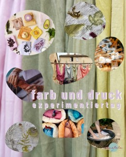 Sonnendruck, Stoff- und Garn-Färben mit Naturfarben