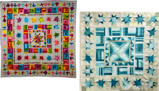 Moderne Medaillonquilts - der Tradition verbunden, aber locker, mutig und improvisiert.