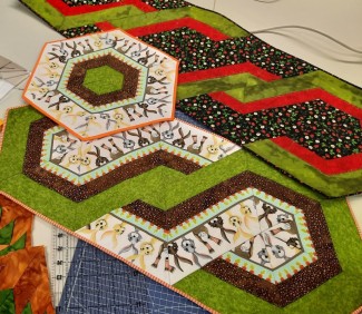 Frühlingsquilts für den Tisch