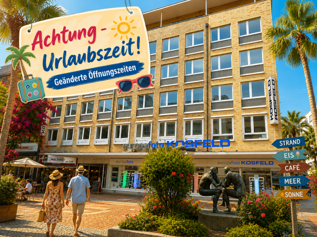 Sommer - geänderte Öffnungszeiten