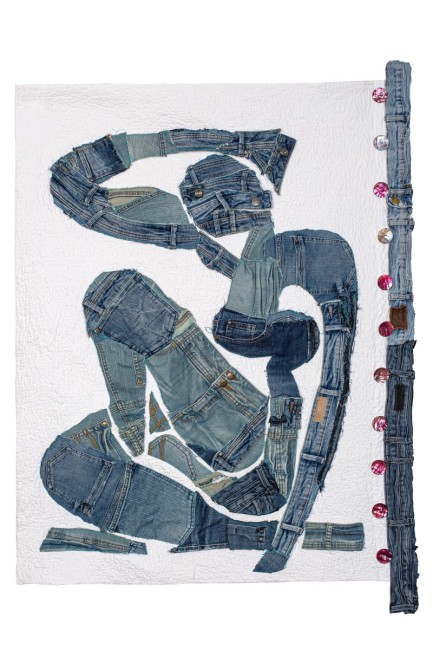 The Legendary Blue NuDenim Uta LENK 112 x 86 cm