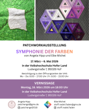 Patchworkausstellung "Symphonie der Farben"