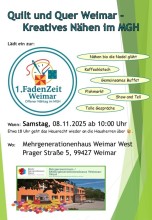 Informationen zum Nähtreffen in Weimar