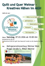 Informationen zum Nähtreffen in Weimar