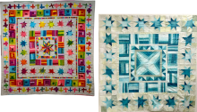 Moderne Medaillonquilts - der Tradition verbunden, aber locker, mutig und improvisiert.
