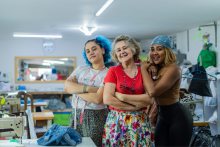 Patchwork-Nähtreffen mit netten Quilterinnen