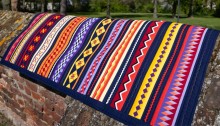 Seminole-Patchwork: Farbenfrohe, grafische Muster, die kompliziert aussehen, aber einer einfachen Logik folgen