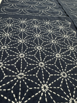 Sashiko, die japanische Quilt-Stick-Technik, steckt voller Tradition und Innovationen. Die Gleichmäßigkeit, die bei unerfahrenen Handquiltern entsteht, tut einfach Auge und Seele gut. 