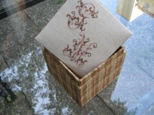 Den Rohling habe ich selber zugeschnitten; für meinen Cousine